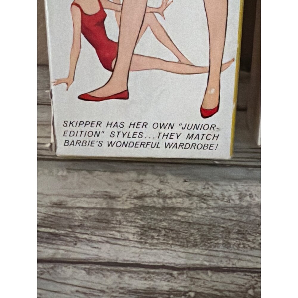 Vintage 1963 Skipper Doll #0860 Redhead Straight Leg Original Fit/Shoes in Box - Picture 16 of 16